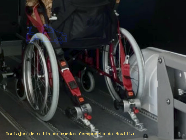 Anclajes de silla de ruedas Aeropuerto de Sevilla